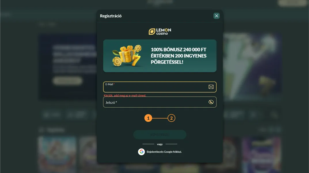 Hogyan regisztrálj egy best casino online oldalon?